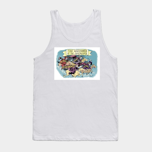 Four Horsewomen. Tank Top by Steerhead